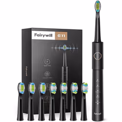 Fairywill Electric Toothbrush, Sonic Electric Toothbrush for Adults with 5 Modes 3 Hours Fast Charge and Smart Timer