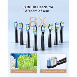 Fairywill Electric Toothbrush, Sonic Electric Toothbrush for Adults with 5 Modes 3 Hours Fast Charge and Smart Timer