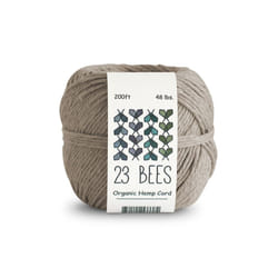 100% Organic Hemp Cord  Twine  String for Jewelry  Beading  Macrame  Crafts  23 Bees (200ft x 48 lb.) Natural