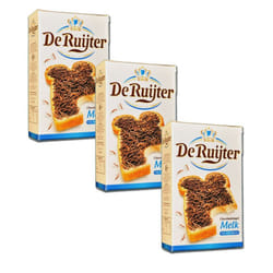 3 X De Ruijter Milk Chocolat Sprinkles - 400g / Hagelslag Melk Dutch Brakfast