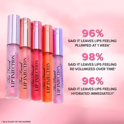 Too Faced Lip Injection Maximum Plump Extra Strength Lip Plumper Gloss | Hydrating + Plumping  0.14 fl. oz.  Blueberry Buzz