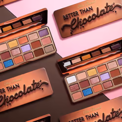 Too Faced Better Than Chocolate Eye Shadow Palette | High Pigment, Shimmer + Matte, 0.7 Ounce