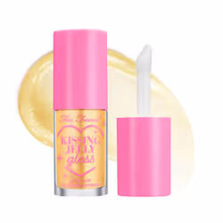 Too Faced Kissing Jelly Lip Oil Gloss |Sunflower & Jojoba Oils  0.15 fl. oz.  Pina Colada