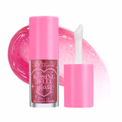 Too Faced Kissing Jelly Lip Oil Gloss |Sunflower & Jojoba Oils  0.15 fl. oz.  Grape Soda