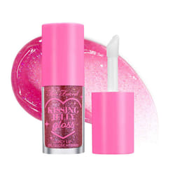 Too Faced Kissing Jelly Lip Oil Gloss |Sunflower & Jojoba Oils  0.15 fl. oz.  Grape Soda