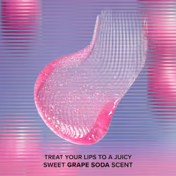 Too Faced Kissing Jelly Lip Oil Gloss |Sunflower & Jojoba Oils  0.15 fl. oz.  Grape Soda