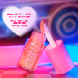 Too Faced Kissing Jelly Lip Oil Gloss |Sunflower & Jojoba Oils  0.15 fl. oz.  Sour Watermelon