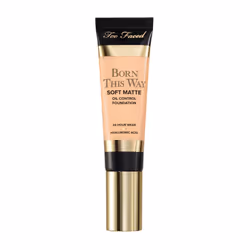 Too Faced Born This Way Soft Matte Foundation | Hydrating Oil Control Long Lasting + Waterproof 1 Fl Oz Almond