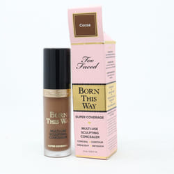Too Faced Born This Way Super Coverage Concealer  0.5oz/15ml New With Box - Cocoa