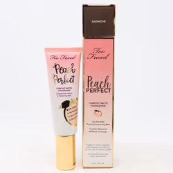 Too Faced Peach Perfect Comfort Matte Foundation 1.6oz/48ml New With Box - Ganache