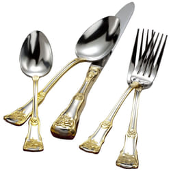 Royal Albert Old Country Roses 20Piece Flatware Set  Golden