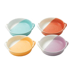 Royal Doulton 1815 Mixed Patterns Mini Serving Dish Set of 4  Bright Colors  72