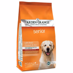 Arden Grange Adult Senior Chicken Dry Dog Food - 12 kg