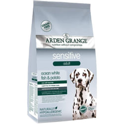 ) Arden Grange Adult Dry Dog Food with Fresh Ocean White Fish and Potato - 12 kg (Pack of 1