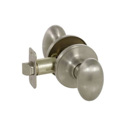 Carlyle Series Grade 3 Passage Knob Set, Satin Nickel
