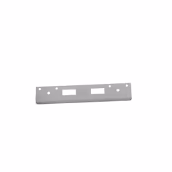 12 in. Full Lip High Security Strike with 4 in. CTC Latch Holes, Silver Coated