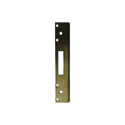 12 in. Full Lip High Security Strike with 4 in. CTC Latch Holes, White Coated
