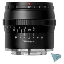 TTArtisan 50mm F1.2 APS-C Manual Focus Lens Compatible with Fuji X Mount Camera