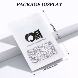 Meibite Silver Flatback Rhinestones  Glass Rhinestones for Nail Art and Craft  Glue Fix  Loose Crystal Gemstones(Silver  SS16  2880pcs  3.8-4.0mm)