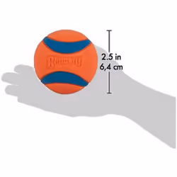 Chuckit! Ultra Ball, Durable High Bounce Rubber Dog Ball, Launcher Compatible, 2 Pack, Medium