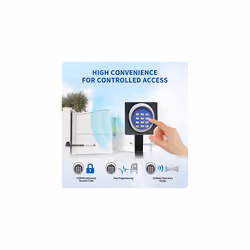 TKP3 Wireless Keypad Security Control for Automatic Swing Sliding Gate Opener Garage Door Opener Keyless Entry Keypad Digital Code Panel, Accessory