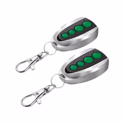 M12 Remote Control Key Fobs for Automatic Swing Sliding Gate Opener Garage Door Opener 4-Button Wireless Transmitter 2-Pack S ...