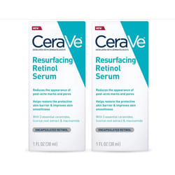 Cerave Resurfacing Retinol Serum 2 Pack  1 Oz each