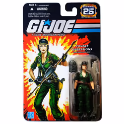 G.I. Joe 25th Anniversary: Lady Jaye (Covert Operations) 3-3/4 Inch Action Figure