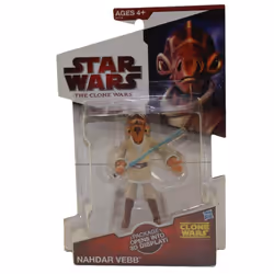 Star Wars The Clone Wars Animated 3 3/4"""" Nahdar Vebb Mailaway Action
