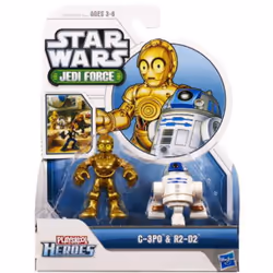 Playskool Heroes  Star Wars  Jedi Force Figures  R2-D2 and C-3PO
