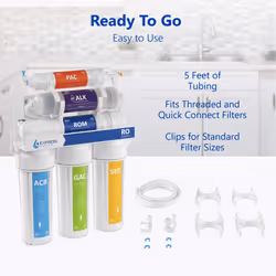 Filter Upgrade Kit for Reverse Osmosis and Under Sink Water Filtration