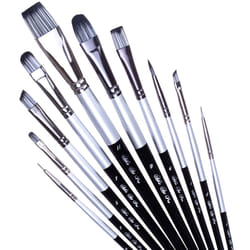 Paint Brushes for Acrylic Painting  Face and Body Painting - Acrylic Paint Brushes Set of 10 Pcs  Oil Paint Brushes for Artists  Professional Paint Br