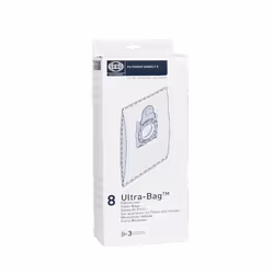 SEBO Filter Bag Box Airbelt E 8 Three-Layer Ultra Bags with caps #8300AM