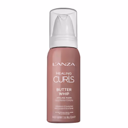L'ANZA Healing Curls Butter Whip Styling Foam  Hair Styling Mousse for Curly Hair  Wavy Hair & Afro Hair  Lightweight Control ...