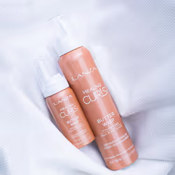 L'ANZA Healing Curls Butter Whip Styling Foam  Hair Styling Mousse for Curly Hair  Wavy Hair & Afro Hair  Lightweight Control  Cruelty Free & Vegan Ha