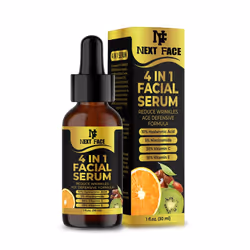 Organic Vitamin C Serum For Face & Hyaluronic Acid. Anti-Aging,Wrinkles,Dark Spots,Brightening, Facial Serum With 30% Vitamin ...
