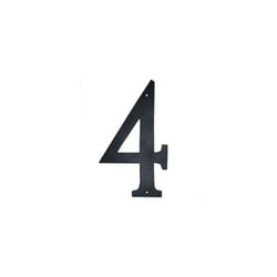 8 In. Standard Modern Font Individual House Number 4