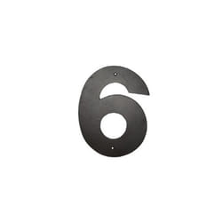 8 In. Helvetica Modern Font Individual House Number 6