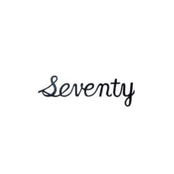 Script Modern House Number Seventy