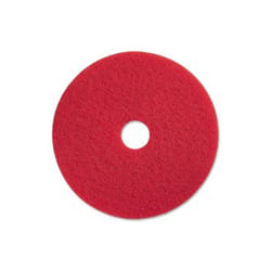 Red Buffing Floor Pad, Red - 5 Per Carton - 20 in.