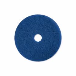 Medium-Duty Scrubbing Floor Pad, Blue - 5 Per Carton - 20 in.