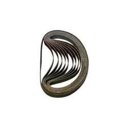 10Pk Sanding Belt 80 Grit 3-8X13In. 10-Pack