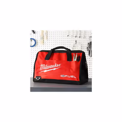 Milwaukee Heavy Duty 23 x 12 x 12 Inch Canvas Tool Bag w/ Shoulder Strap and 6 Interior Pockets