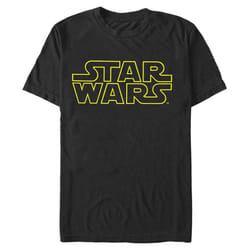 Star Wars Men's Simplified T-Shirt Black  X-Large