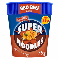 Batchelor's Super Noodles BBQ Beef Flavour 75g  (12 Pack)