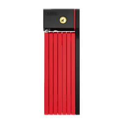 Abus uGrip Bordo 5700 Big - 3.2ft - 5mm Steel Links - red - with SH Br