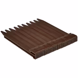 Amazon Basics Landscape Edging Coil  pack of 10 Stakes  5 inch x 40FT  Brown
