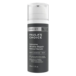 RESIST Anti Aging Retinol Serum - Minimises Wrinkles & Brown Spots - Firmer & Smoother Skin - Suitable for Rosacea-Prone Skin - with Vitamin C &