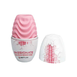 2 x Silicone Masturbation Egg (Pink)