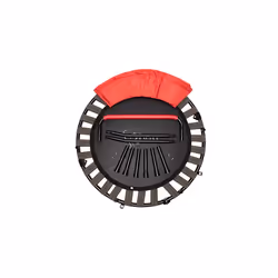 Portable 36 Inches Kid Trampoline w Handle for Stability and Safety Pad- Foldable Handrail for Easy Storage- Fitness Rebounder Trampoline for Kids and